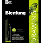 Bloc 50 hojas para dibujo 14 x 17 pulgadas 82 gramos Bienfang R230742 frente