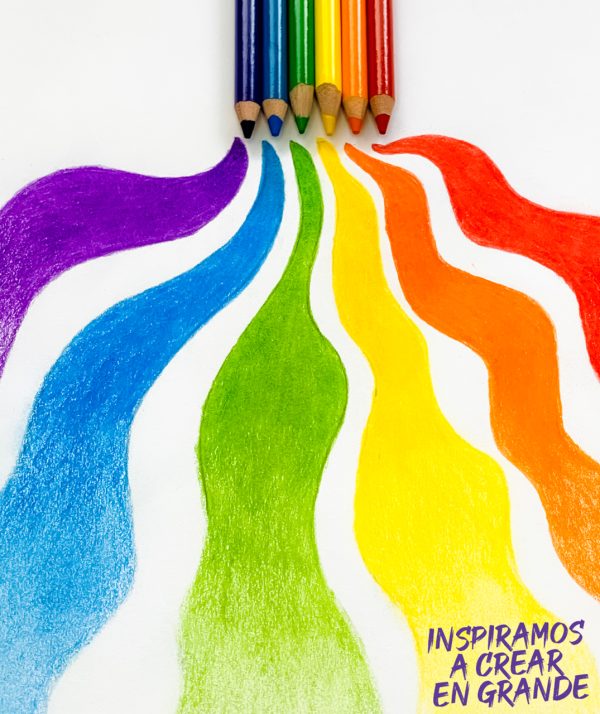 Cajas de lápices Prismacolor Junior en uso