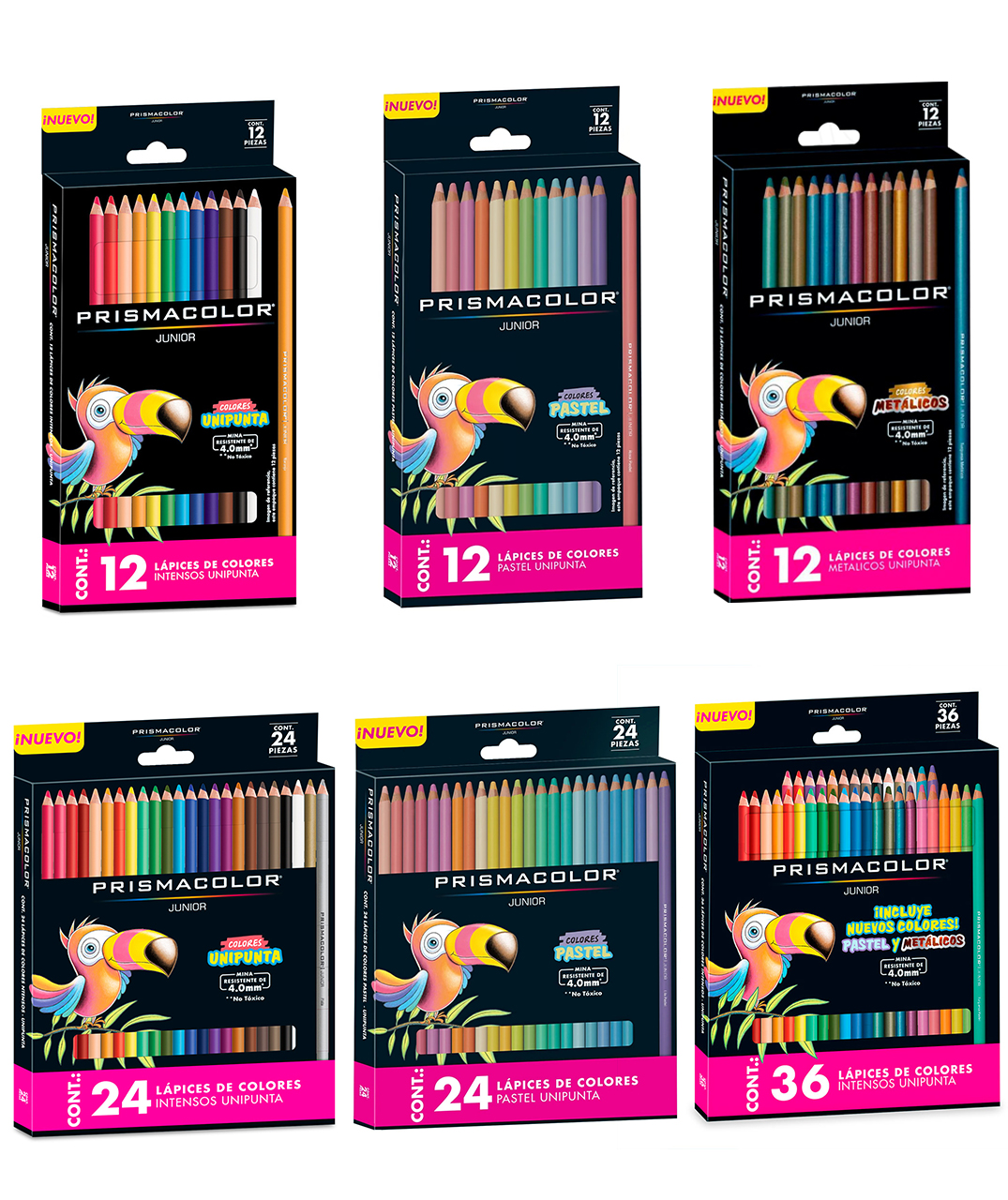 Cajas de lápices Prismacolor Junior