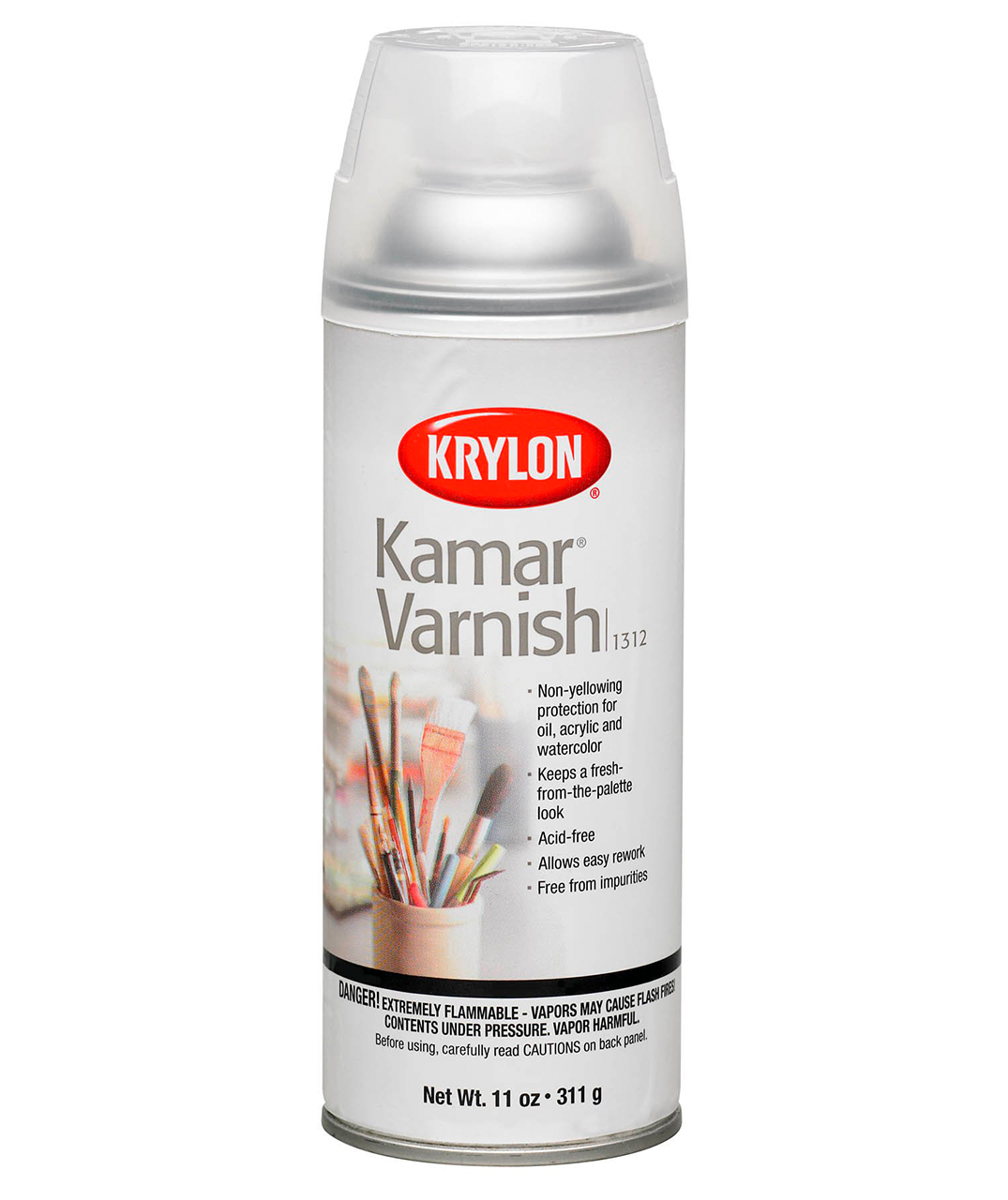 Krylon 1312 kamar varnish 11 oz