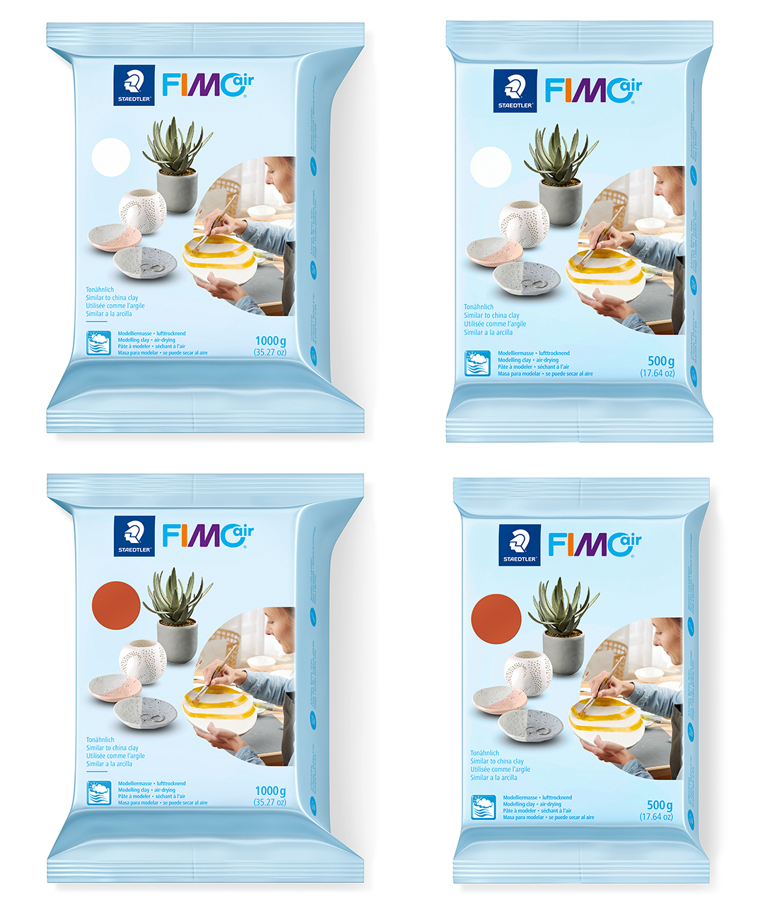 Pasta para moldear Staedtler FIMO air basic medidas