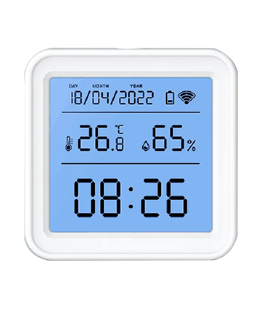 Sensor de temperatura y humedad con WIFI pantalla