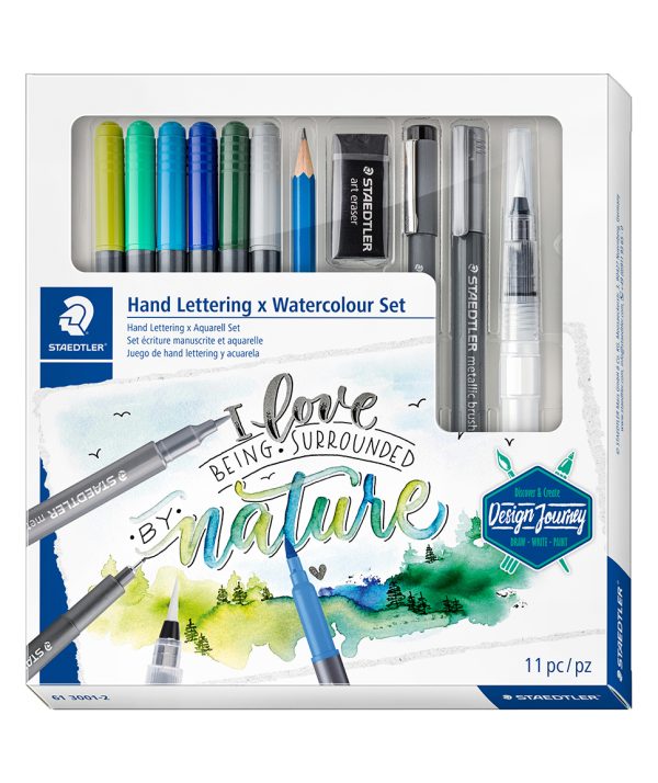 Set Staedtler para lettering acuarela