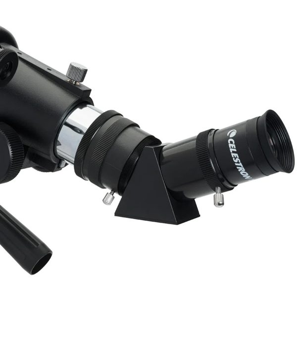 Telescopio 70mm. refractor portatil Celestron Travel scope 70 mira detalle