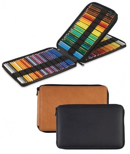 Estuche para lápices de colores - Estuche para lápices de colores de gran  capacidad, estuche de cuero de PU para 480 a 488 lápices de colores o 320 a