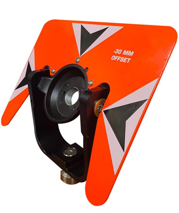 Base para prisma lateral con tarjeta de puntería metálica Sitepro