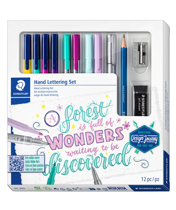 Set para lettering mixto de 12 piezas Staedtler