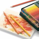 Cajas metálicas lápices de color Faber Castell Polychromos en uso 2