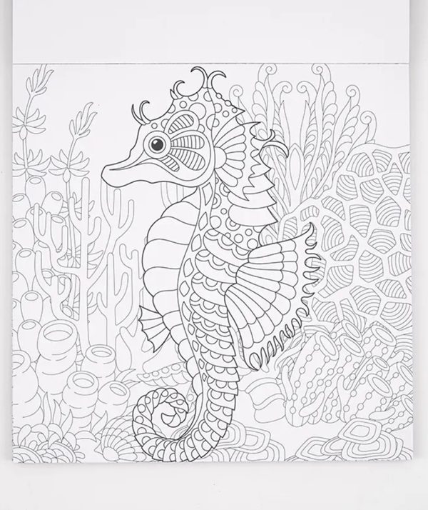 Libro de colorear animales con mandalas 227 x 227 mm dibujo